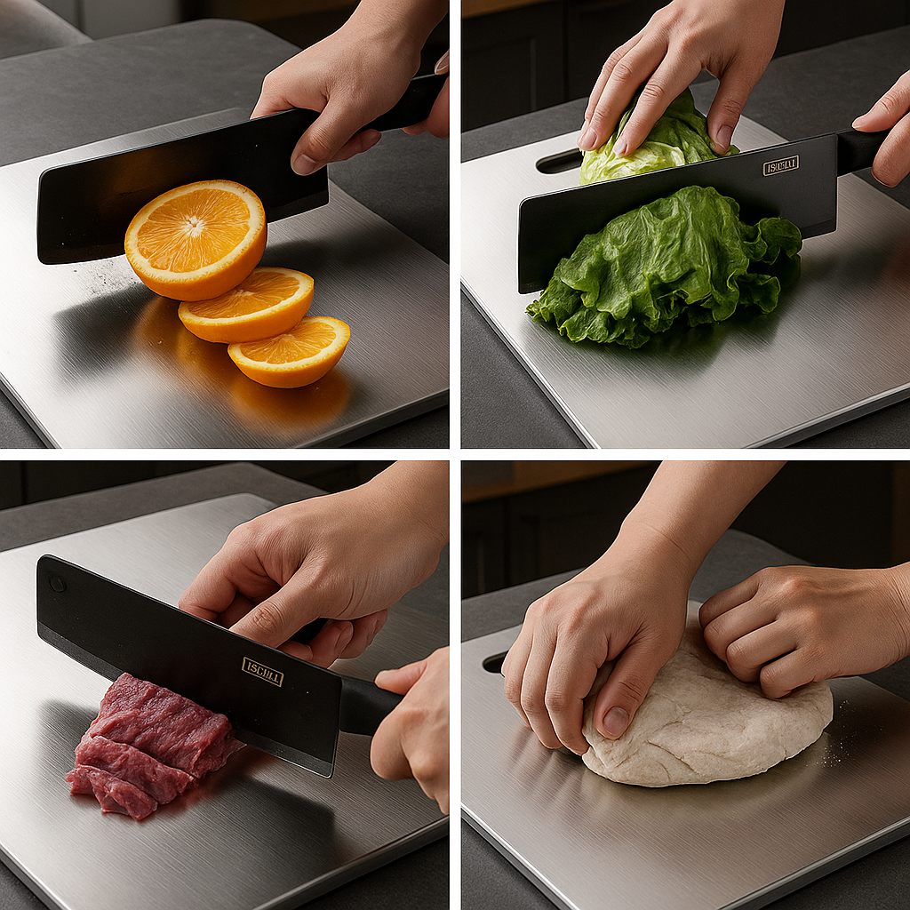 ステンレス製カッティングボード|モダンなキッチンの新定番【未来雅™】