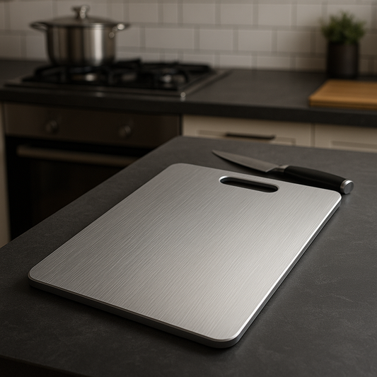 ステンレス製カッティングボード|モダンなキッチンの新定番【未来雅™】