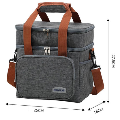 🎒 キャンプ＆ピクニックの必需品！多機能保冷バッグ【未来雅™】