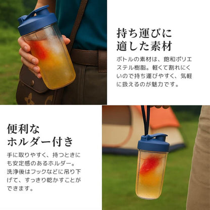 BlendyGo+ ポータブルブレンダー｜コードレス・USB充電式・スムージー対応【未来雅™】