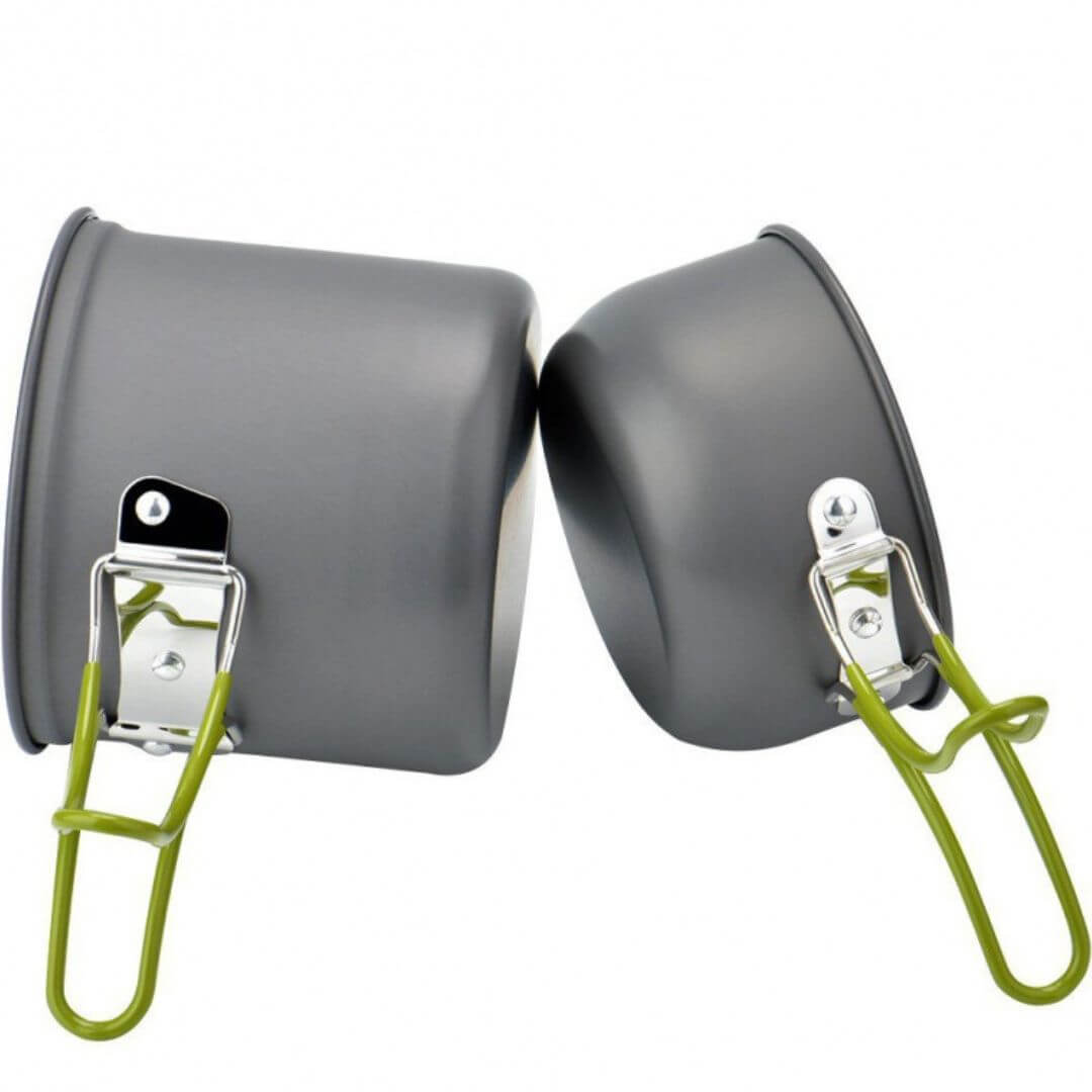 TATEMU アウトドア調理セット｜1〜2人用 軽量クッカー＆パン 【未来雅™】