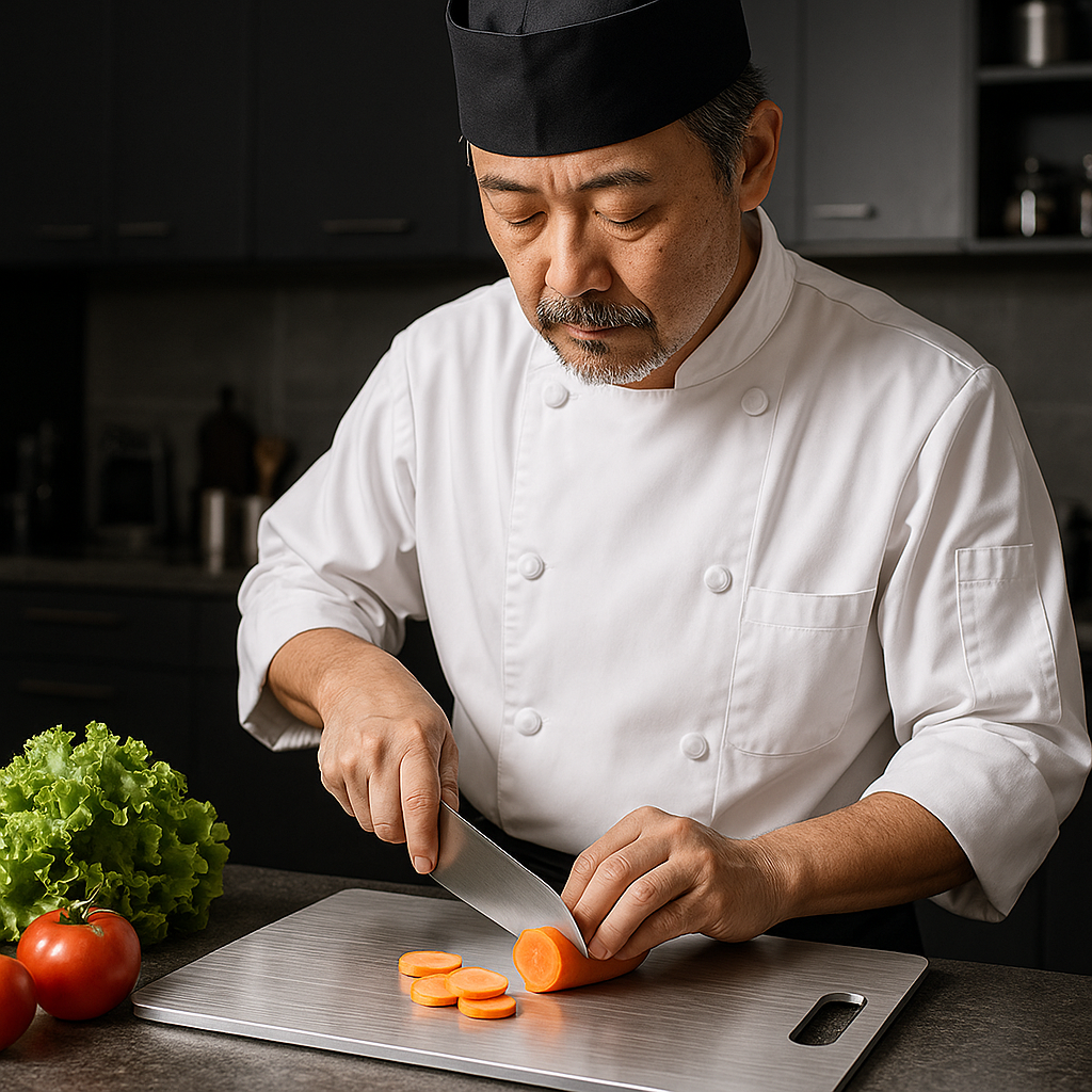 ステンレス製カッティングボード｜モダンなキッチンの新定番【未来雅™】