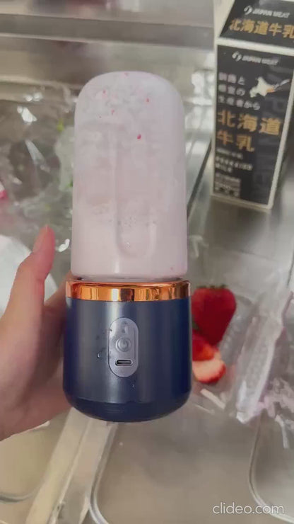 BlendyGo+ ポータブルブレンダー｜コードレス・USB充電式・スムージー対応【未来雅™】